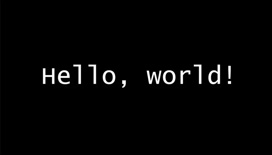 Hello, World! یا سلام دنیا!