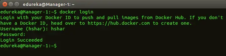 دستور docker login