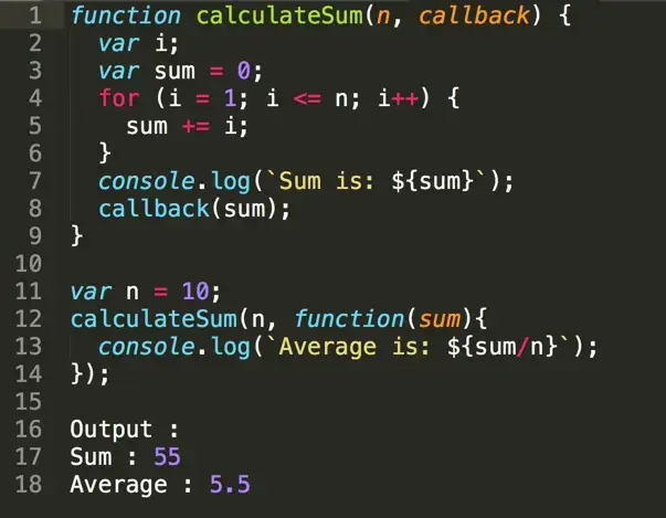 callback function چیست؟